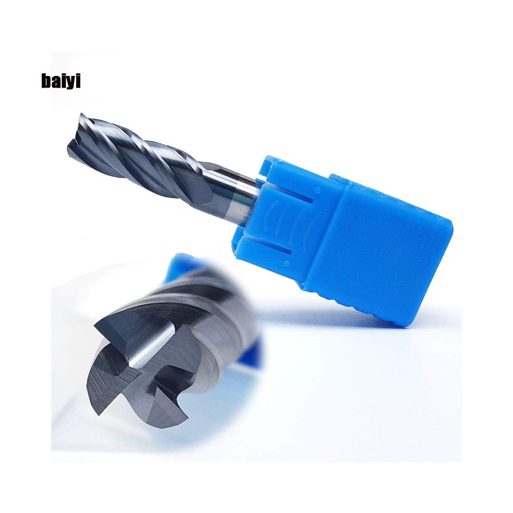 1/8 Carbide Square End Mill, 4 Flute, AlTiN Coating G978334