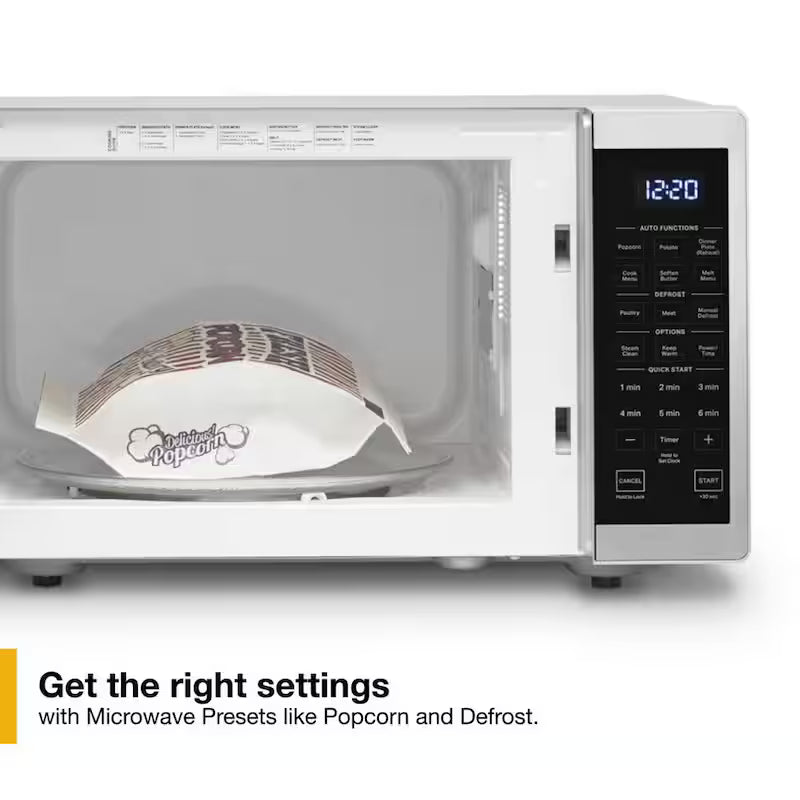 0.9 cu. ft. Stainless Steel Countertop Microwave V454