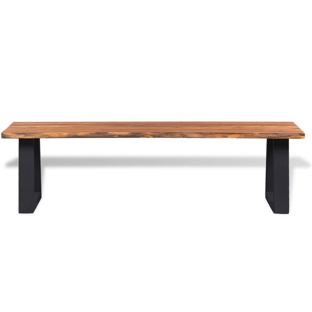 Solid Acacia Wood Bench M4568