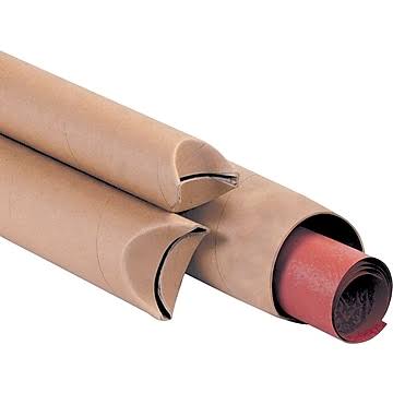 1-1/2x22 x 24x22 Crimped End Mailing Tubes G8805