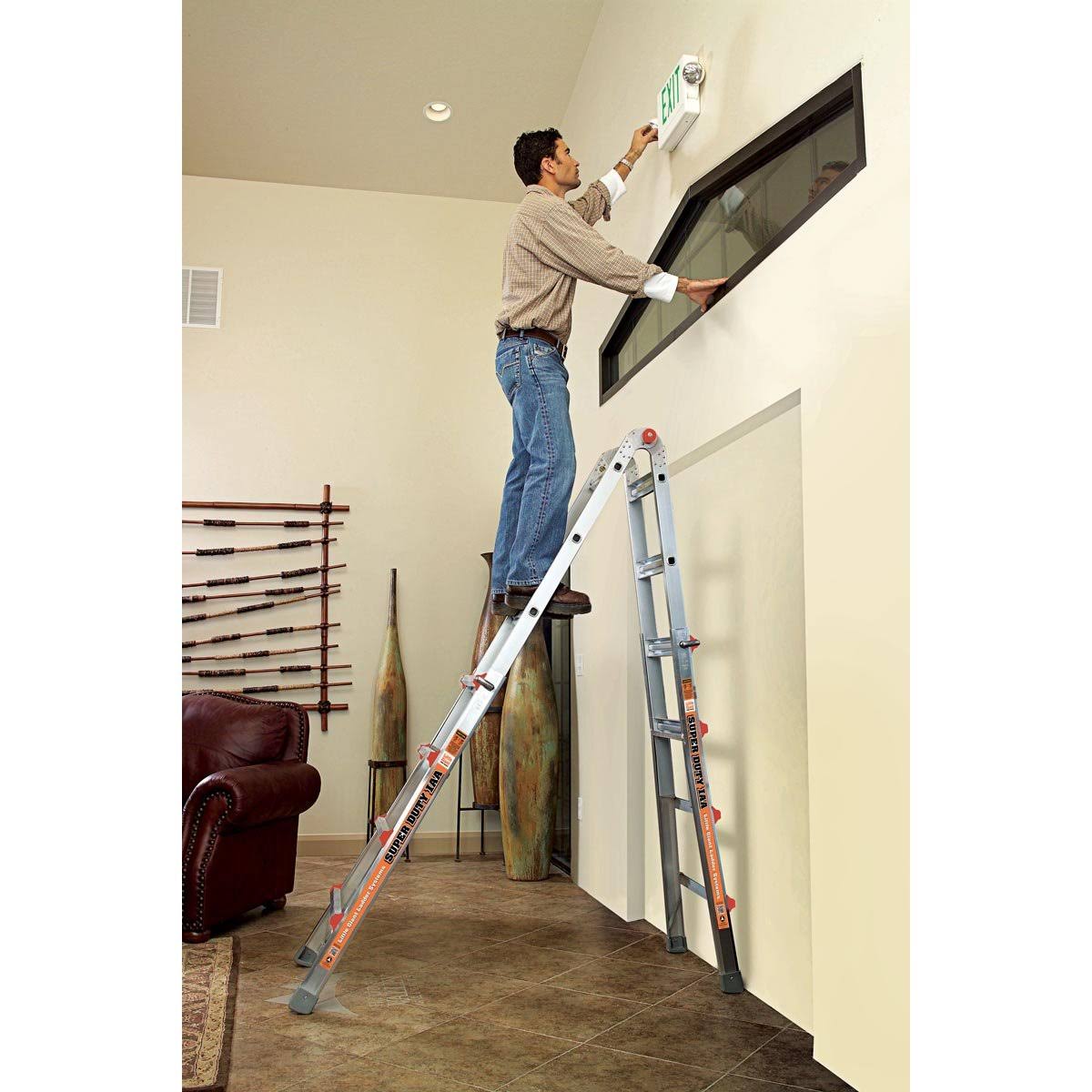 17 Ft. Aluminum Multipurpose Ladder I844