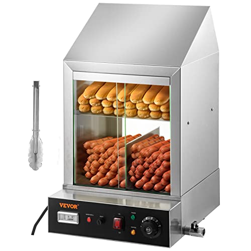 36 L 2-Tier Hot Dog Steamer I52618