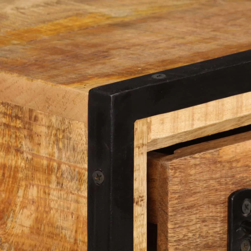 TV Cabinet with Drawers Solid Mango Wood W129
