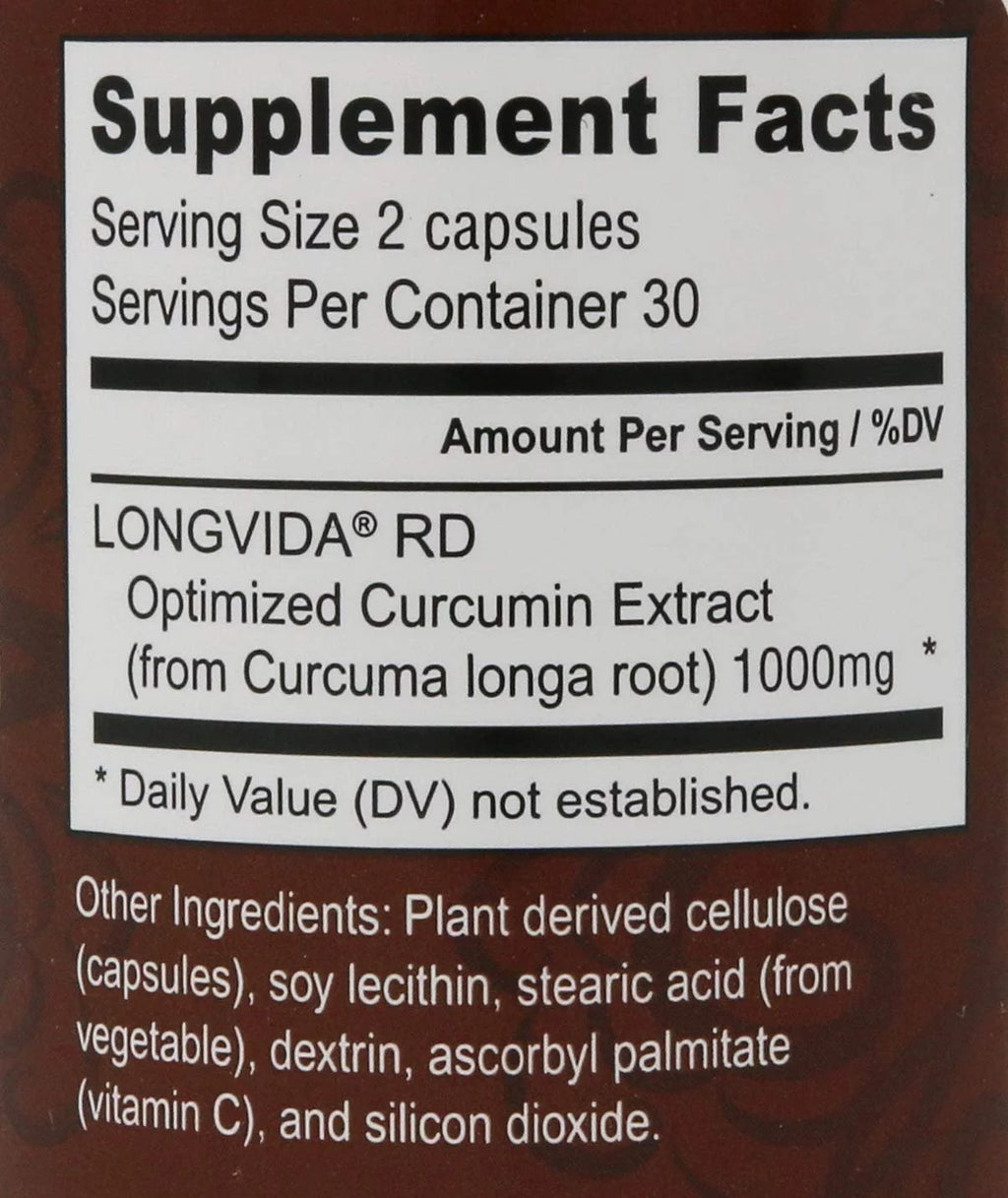 60 capsules Curcumin W311