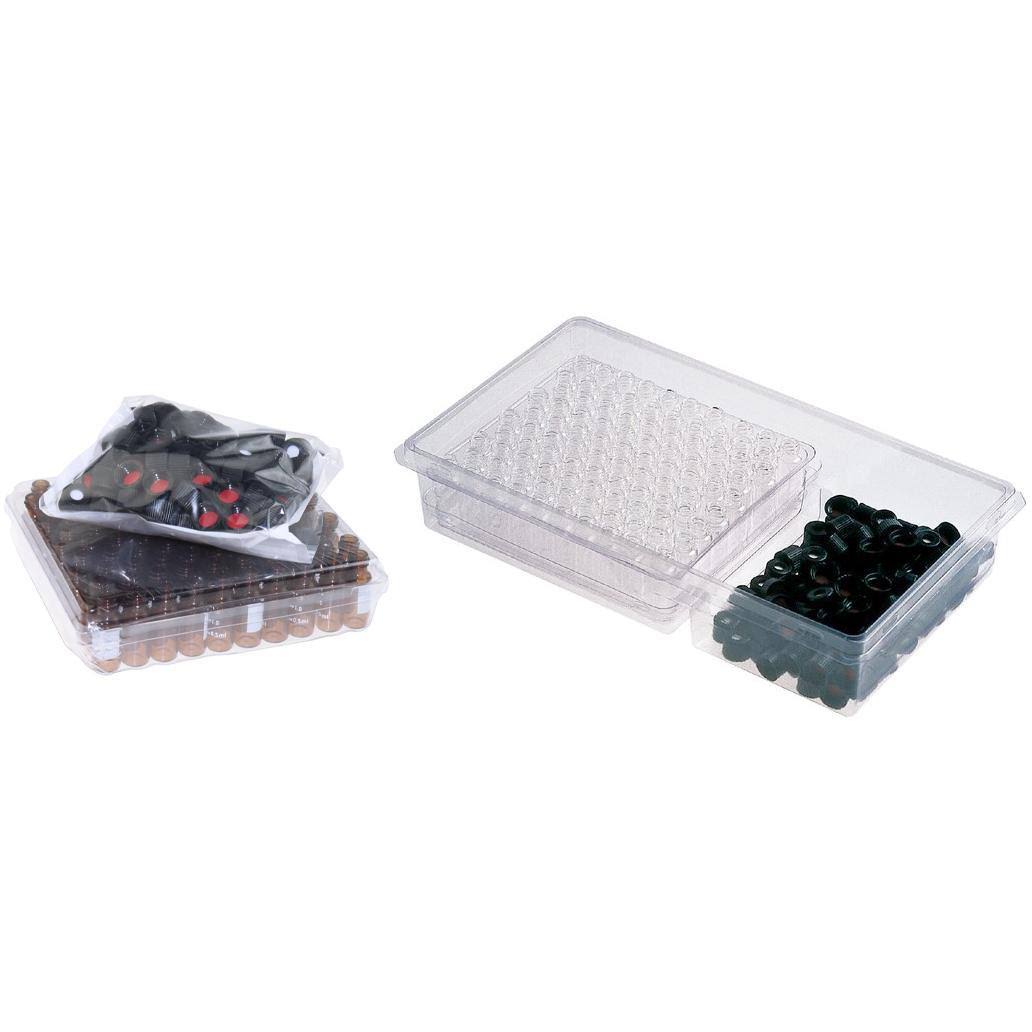 2ml Clear Vial and 9mm Screw Cap, 10pk/cs X5688