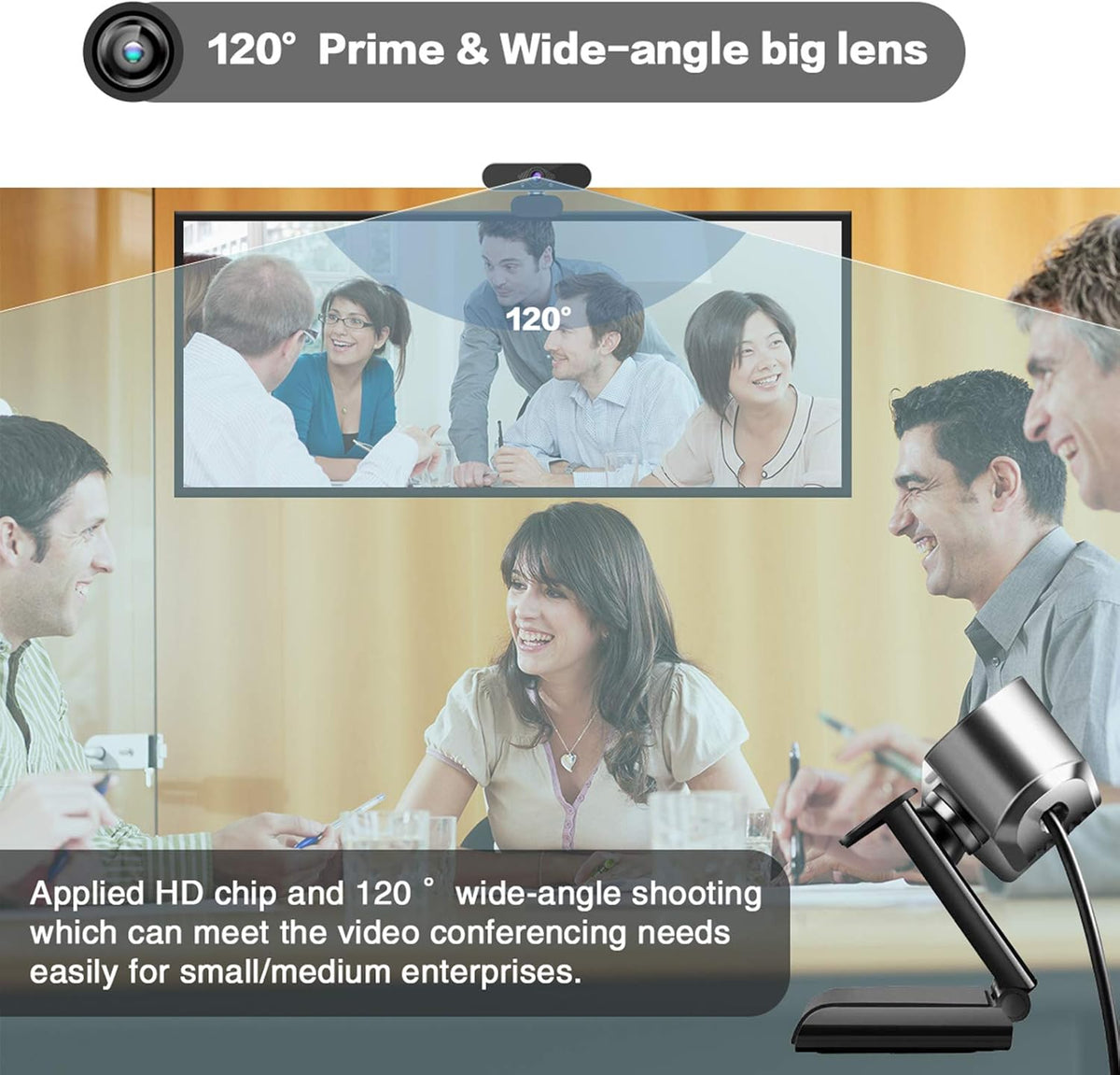 1080p HD USB Webcam with Microphone Pack of 2 P4931