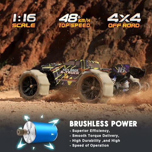 1/16 Scale 4WD Brushless RC Truck N642