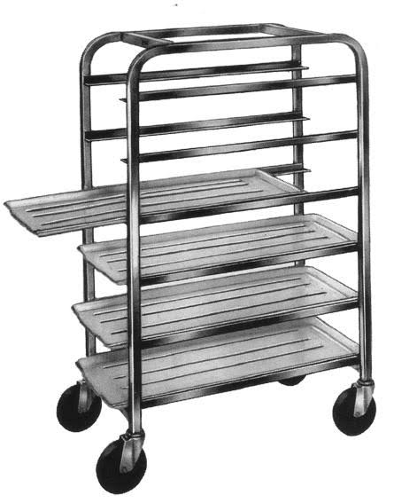 15x22 Mobile Platter Rack P682