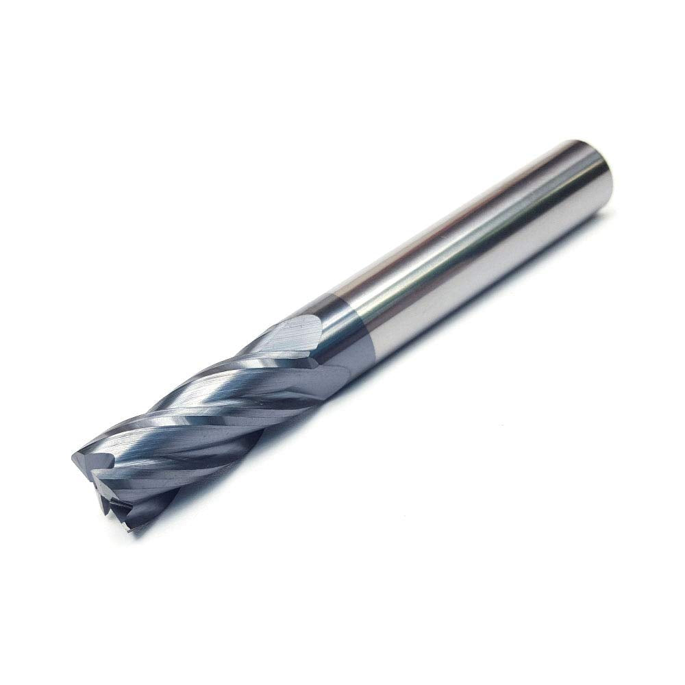 1/8 Carbide Square End Mill, 4 Flute, AlTiN Coating G978334