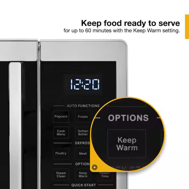 0.9 cu. ft. Stainless Steel Countertop Microwave V454