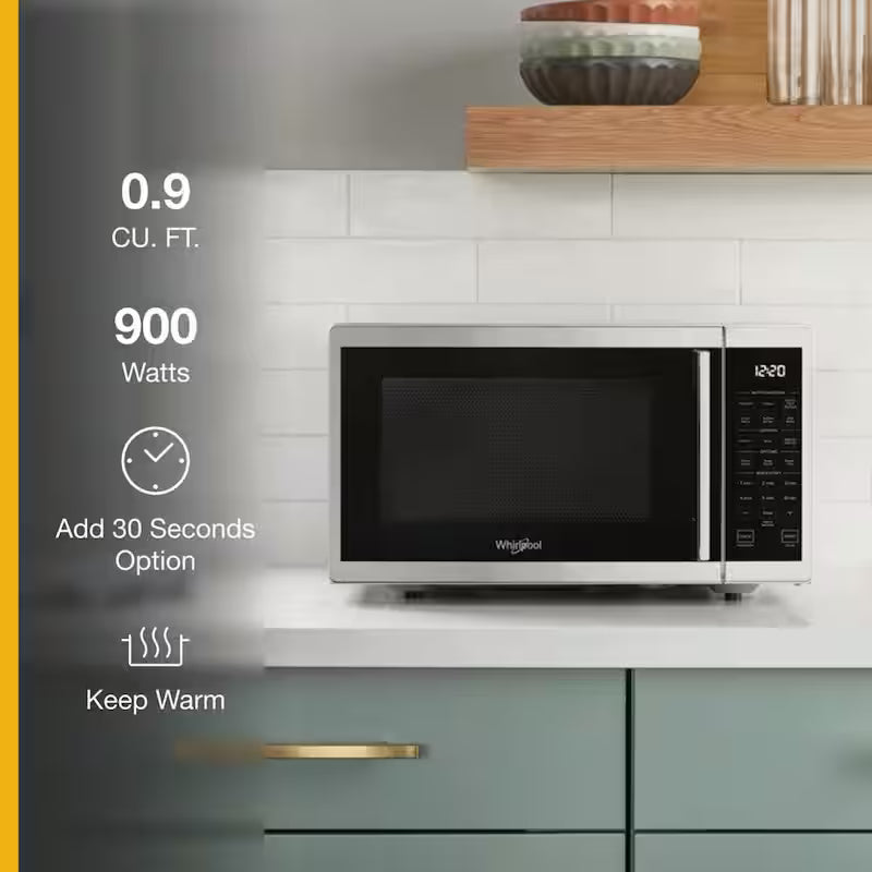 0.9 cu. ft. Stainless Steel Countertop Microwave V454